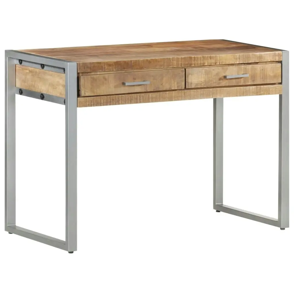 Desk 108x50x75 cm Rough Mango Wood 323491