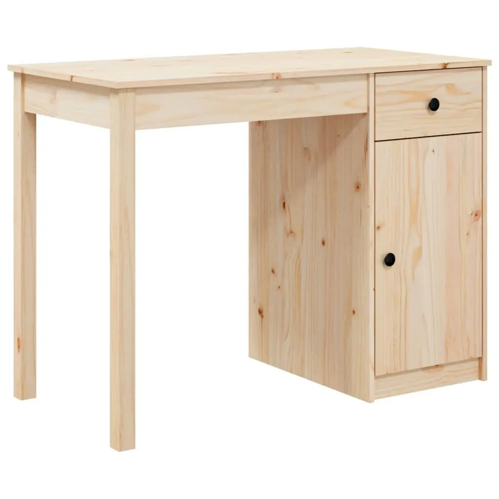 Desk 100x50x75 cm Solid Wood Pine 814629