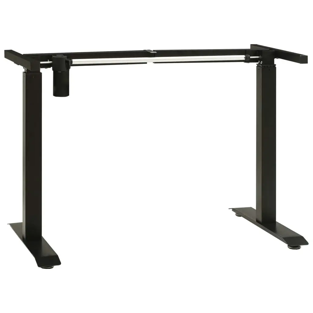 Electric Motorised Standing Desk Frame Height Adjustable Black 321717