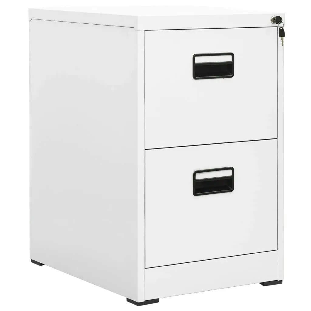 Filing Cabinet White 46x62x72.5 cm Steel 336270