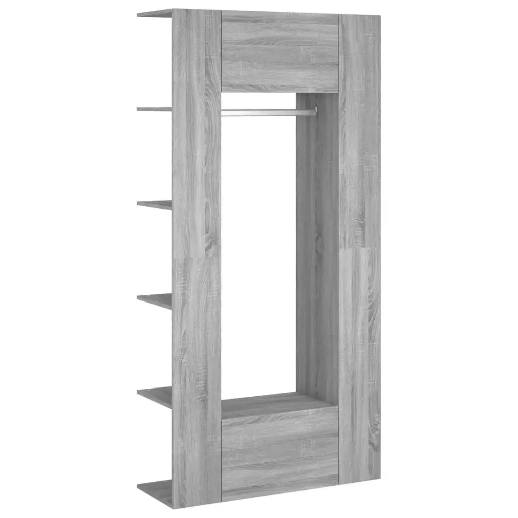 Hallway Cabinets 2 pcs Grey Sonoma Engineered Wood 3114180