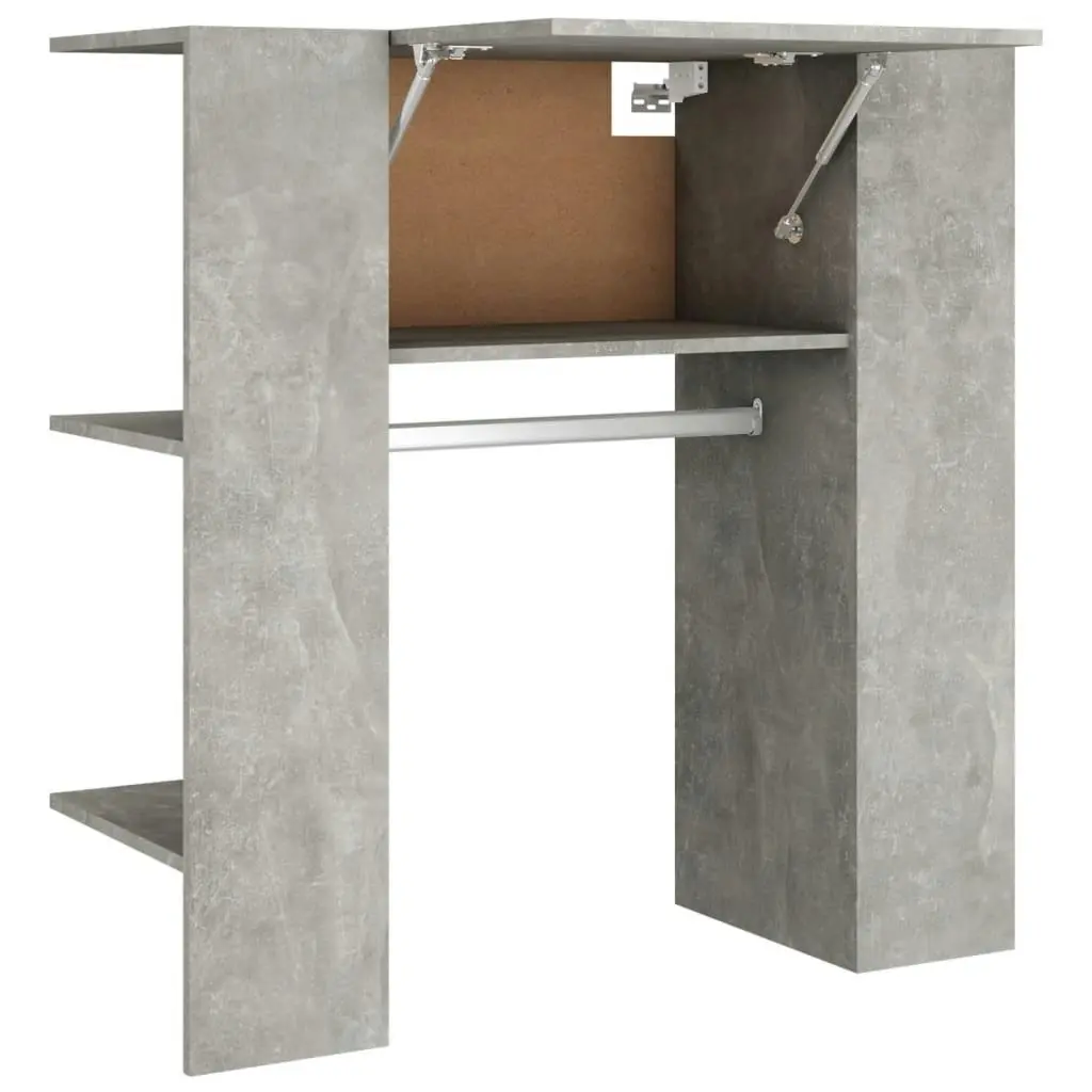 Hallway Cabinet Concrete Grey 97.5x37x99 cm Engineered Wood 808769