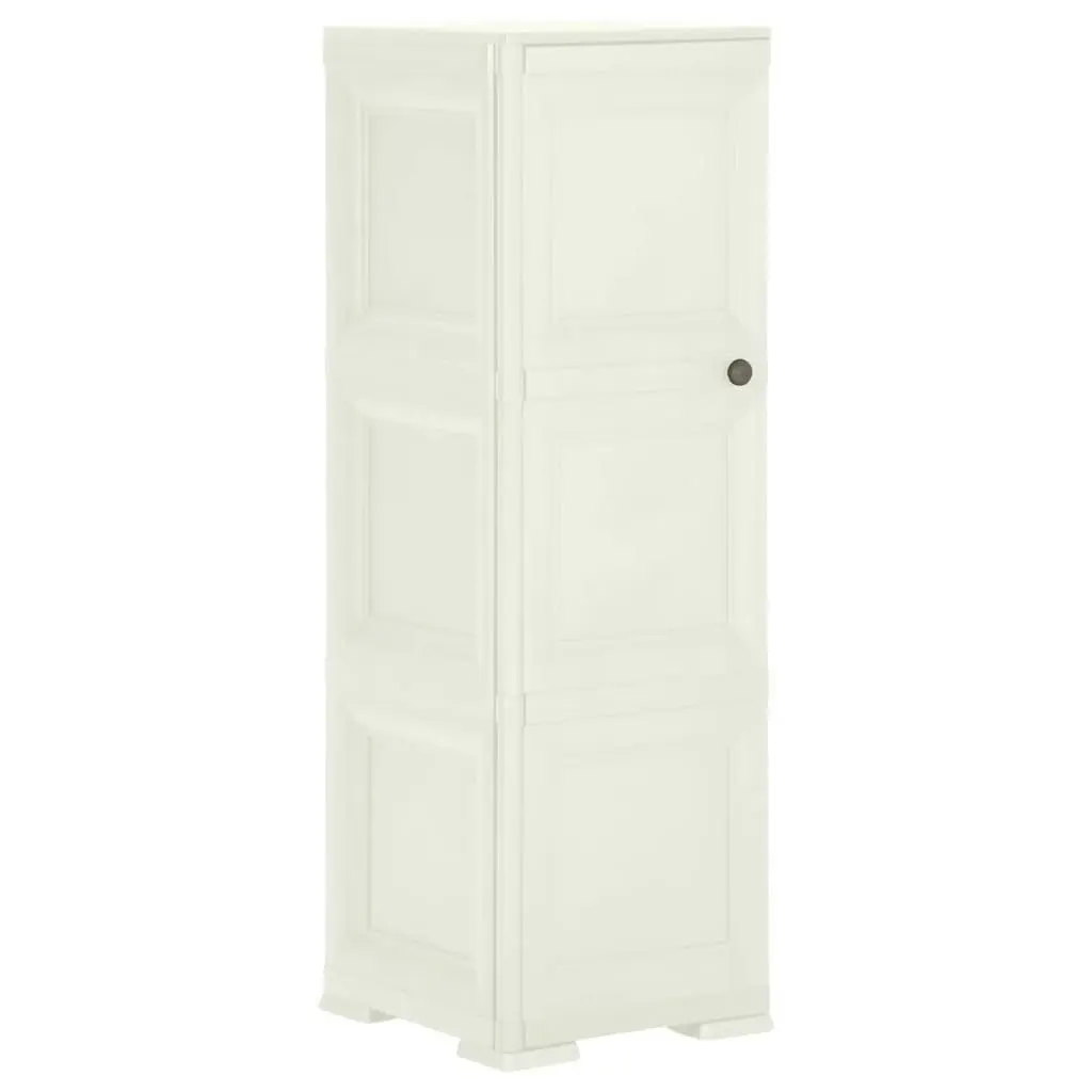 Plastic Cabinet 40x43x125 cm Wood Design Vanilla Ice 340603