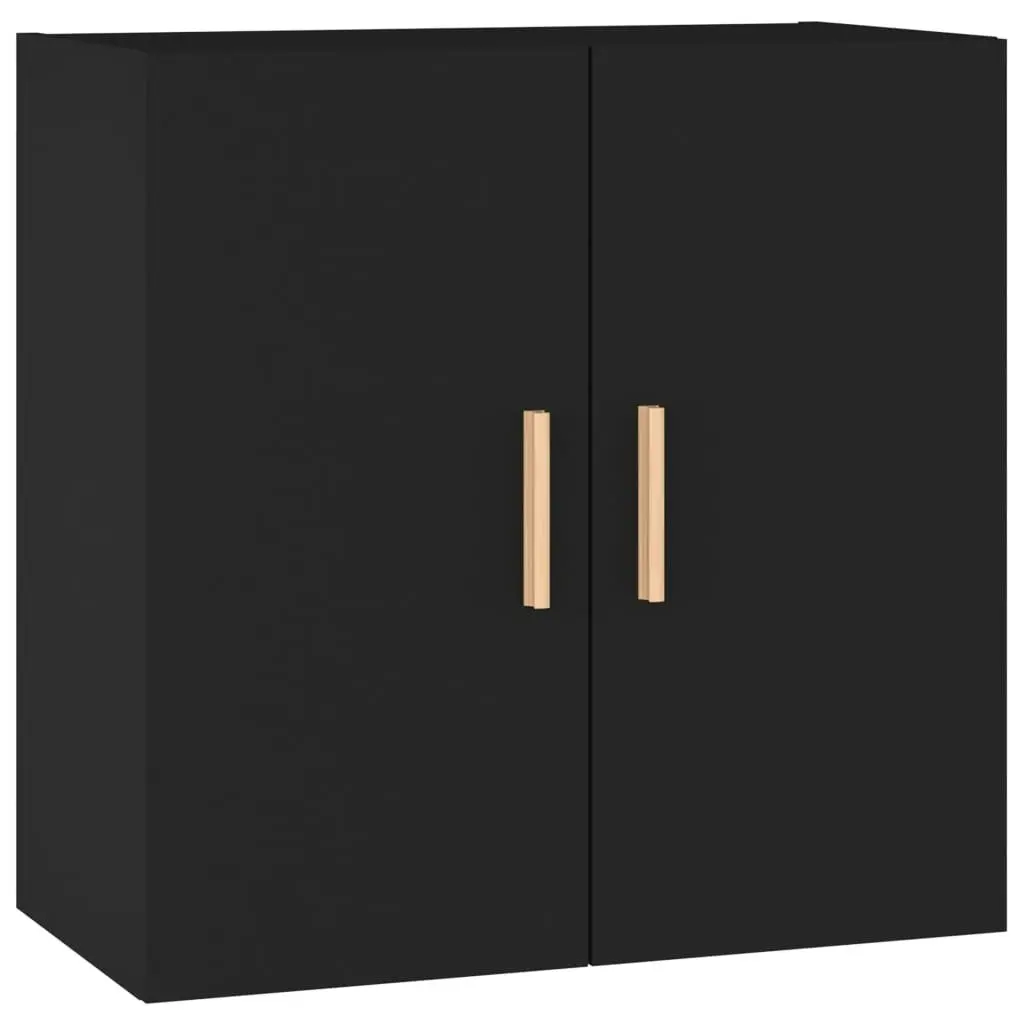 Wall Cabinet Black 60x30x60 cm Engineered Wood 812889