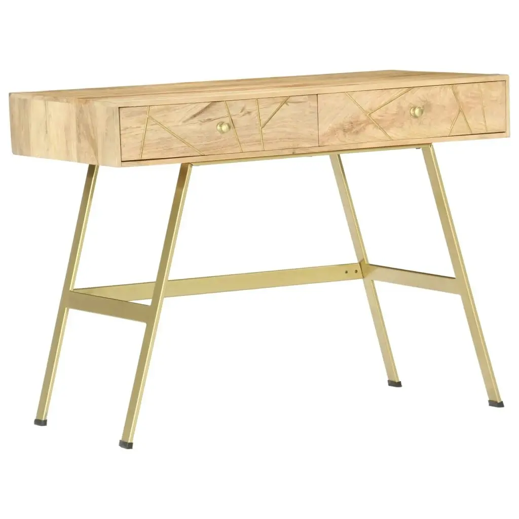 Writing Desk with Drawers 100x55x75 cm Solid Mango Wood 286150