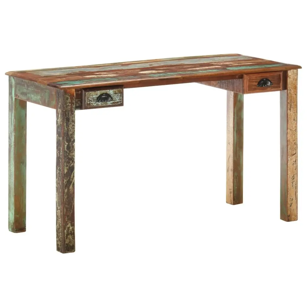 Desk 130x55x76 cm Solid Reclaimed Wood 285890