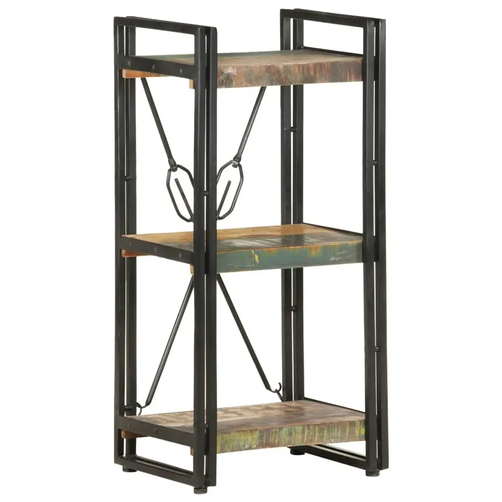 3-Tier Bookcase 40x30x80 cm Solid Reclaimed Wood 320630