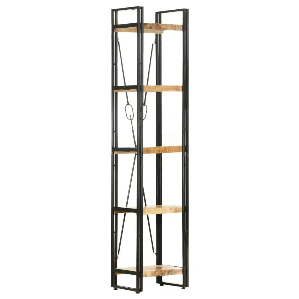 5-Tier Bookcase 40x30x180 cm Solid Mango Wood 320616