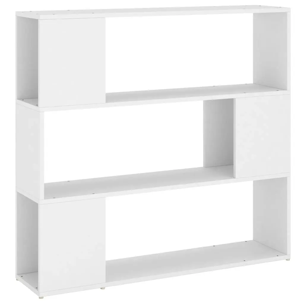 Book Cabinet Room Divider White 100x24x94 cm 809179