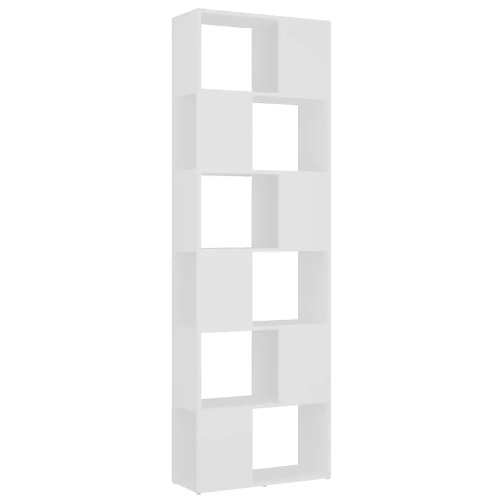 Book Cabinet Room Divider White 60x24x186 cm 809098