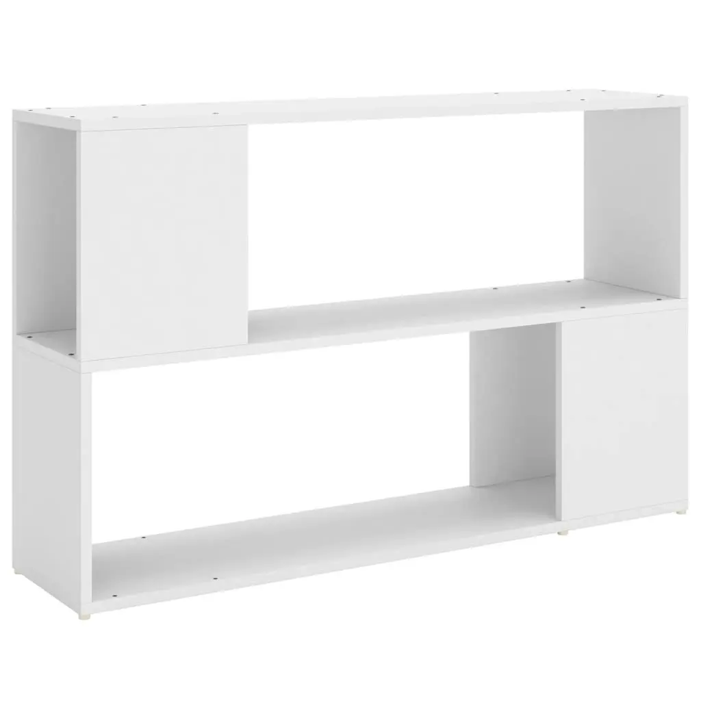 Book Cabinet White 100x24x63 cm Engineered Wood 809170