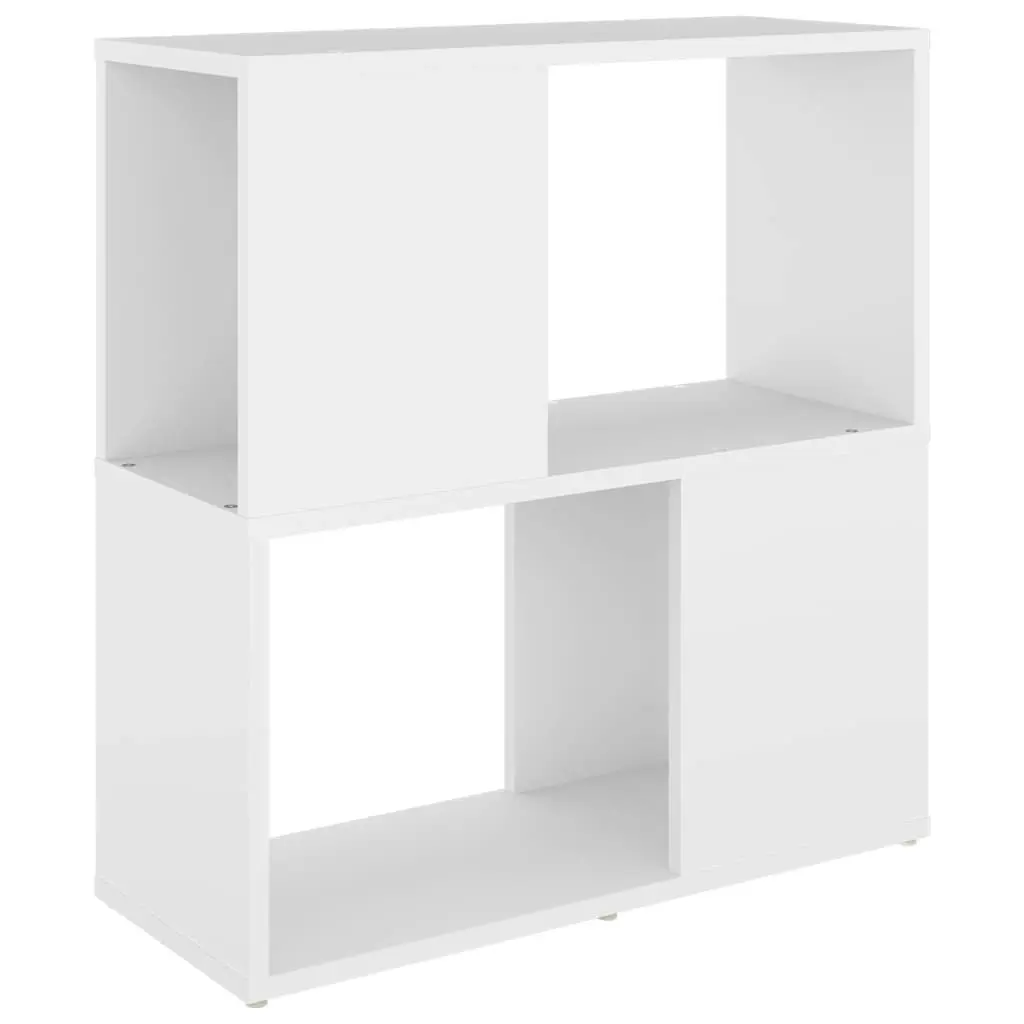 Book Cabinet White 60x24x63 cm Engineered Wood 809062