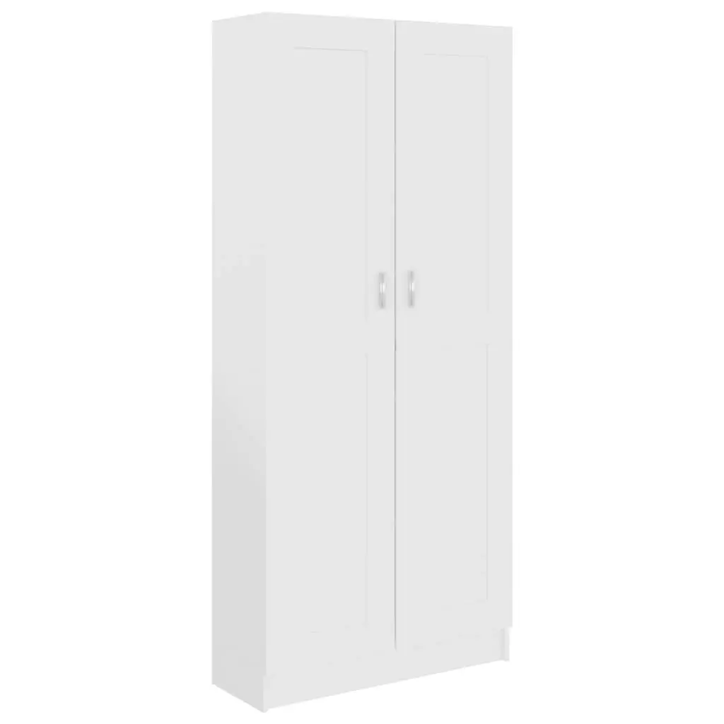 Book Cabinet White 82.5x30.5x185.5 cm Engineered Wood 802732