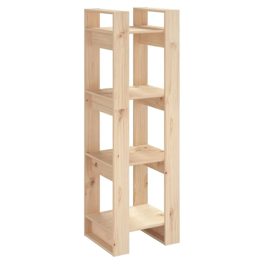 Book Cabinet/Room Divider 41x35x125 cm Solid Wood Pine 813864