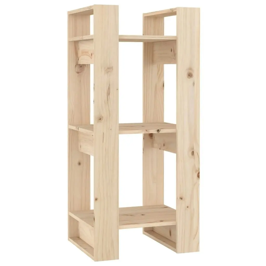 Book Cabinet/Room Divider 41x35x91 cm Solid Wood Pine 813859