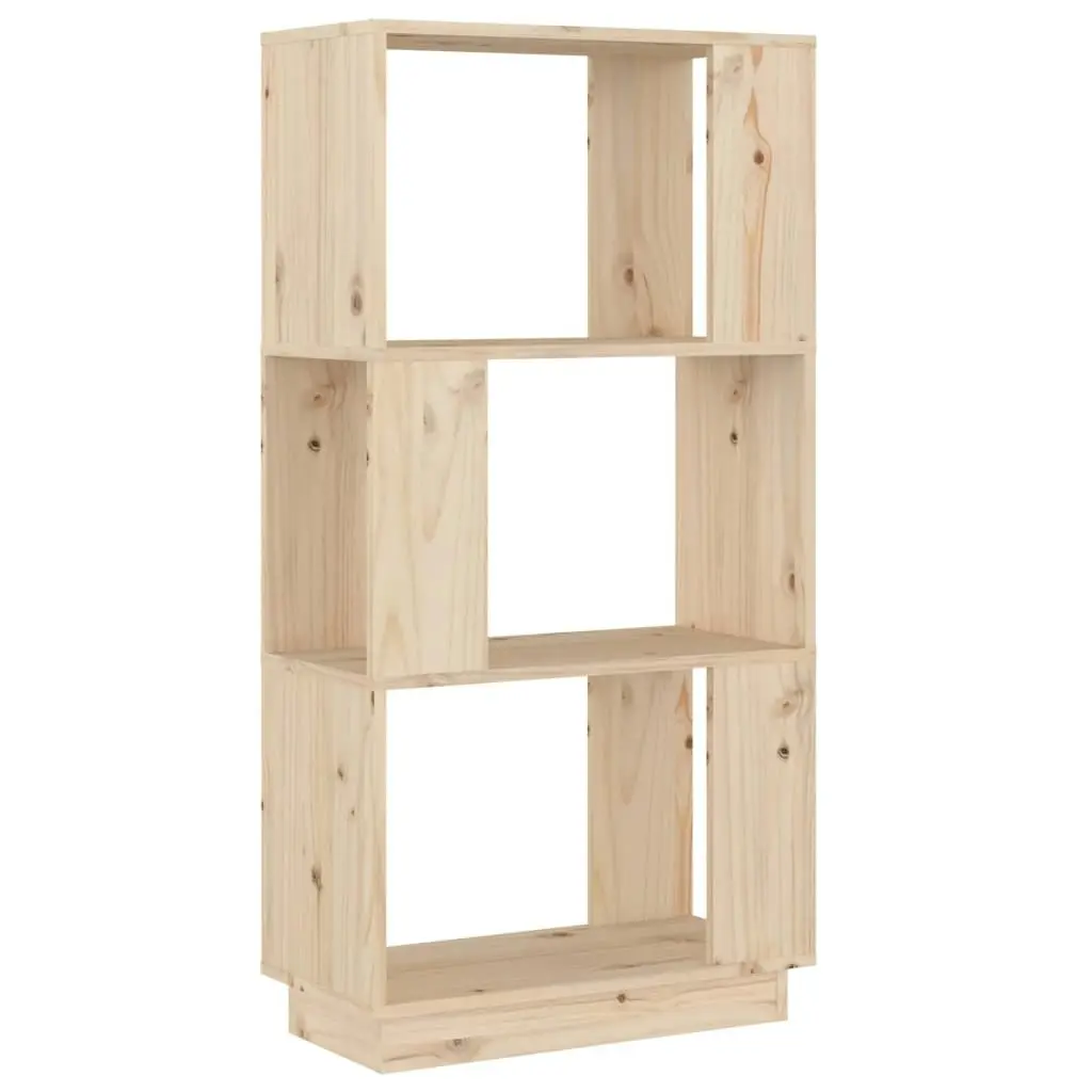 Book Cabinet/Room Divider 51x25x101 cm Solid Wood Pine 814034