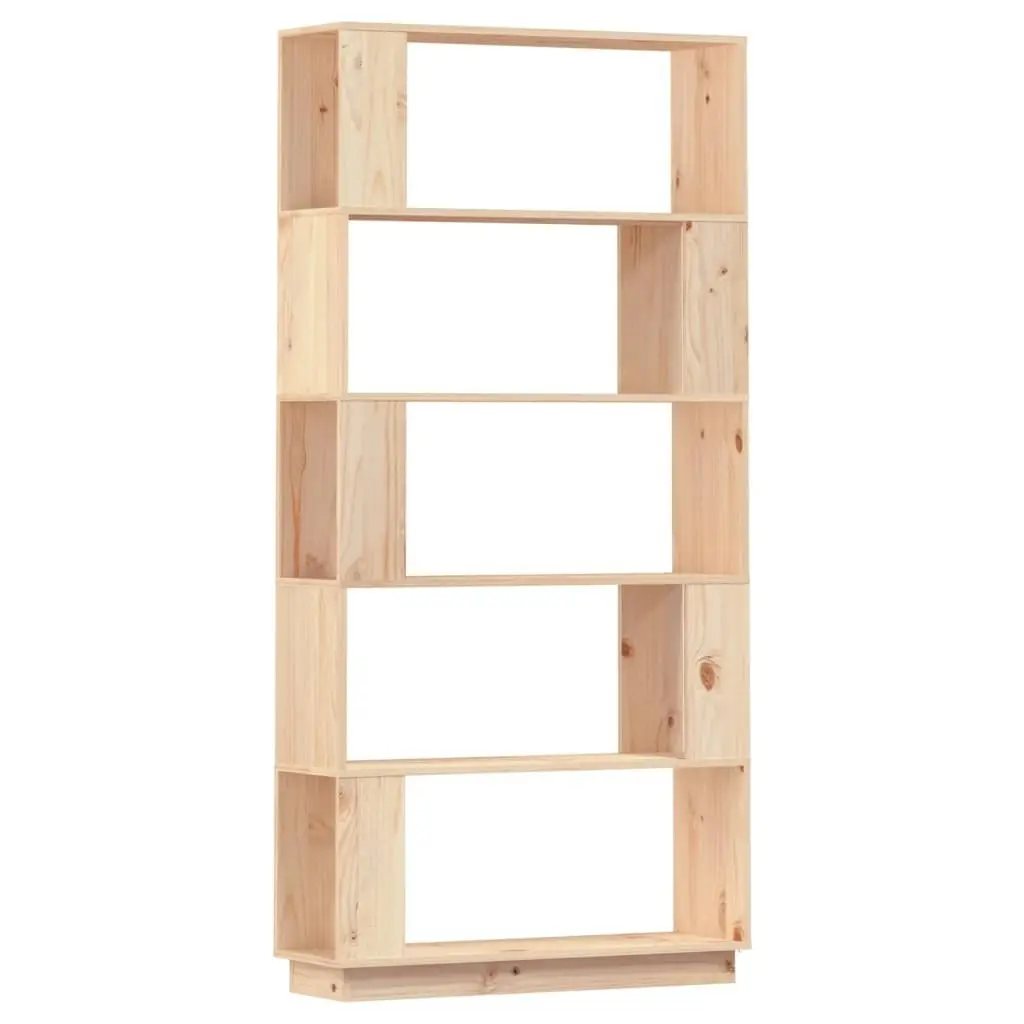 Book Cabinet/Room Divider 80x25x163.5 cm Solid Wood Pine 814064