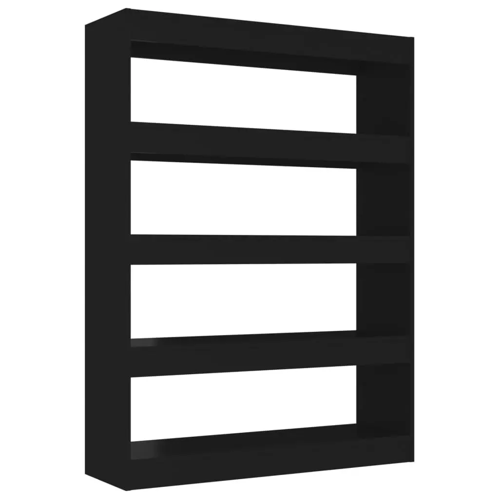 Book Cabinet/Room Divider Black 100x30x135 cm 811755