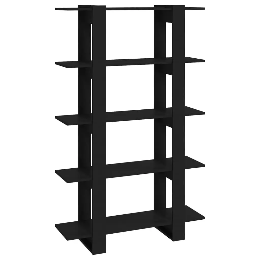 Book Cabinet/Room Divider Black 100x30x160 cm 811530