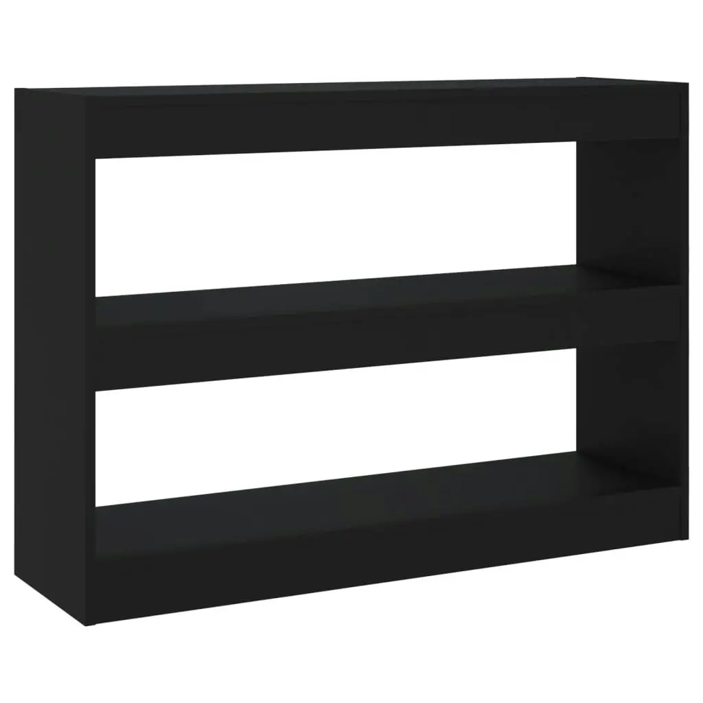 Book Cabinet/Room Divider Black 100x30x72 cm 811737