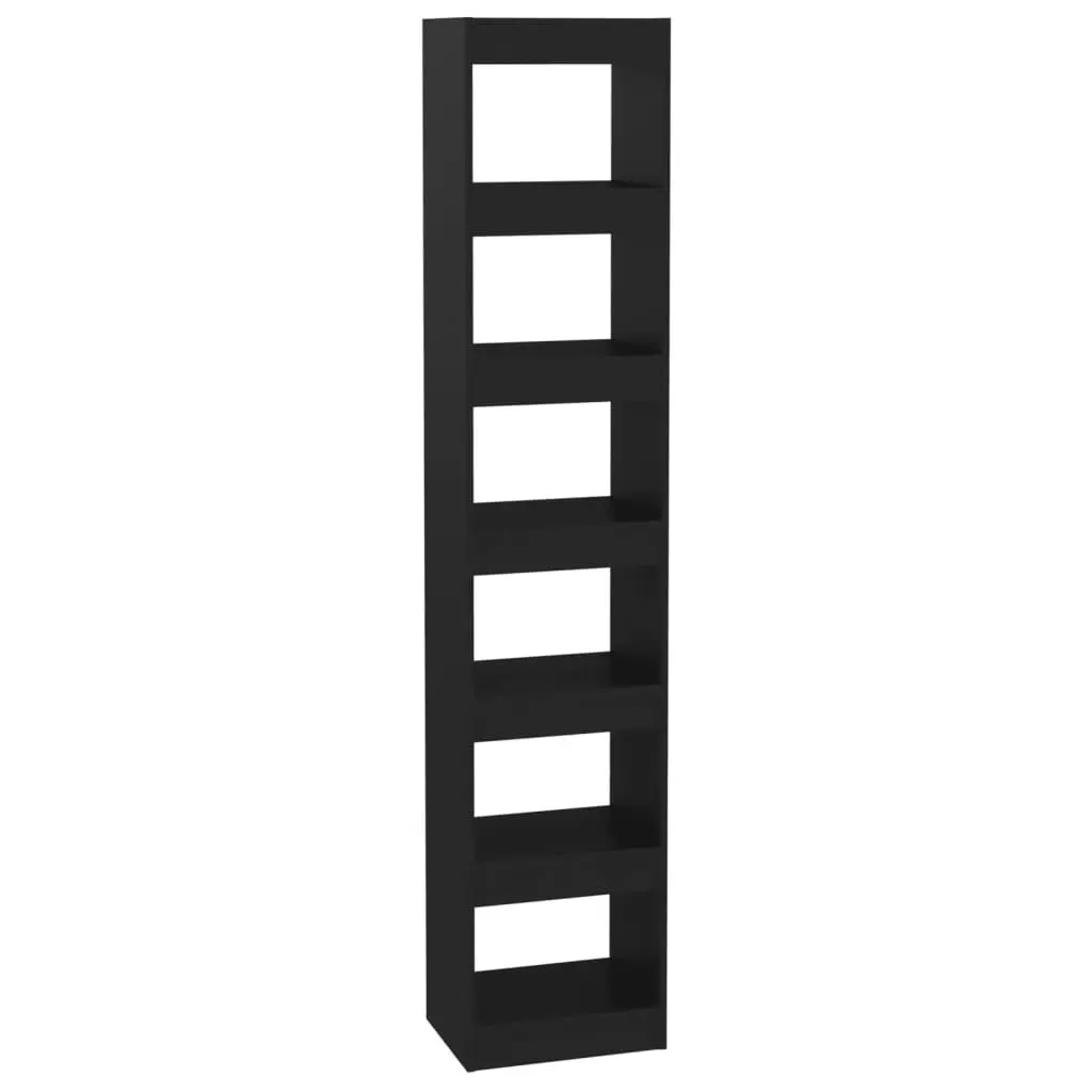 Book Cabinet/Room Divider Black 40x30x198 cm 811638