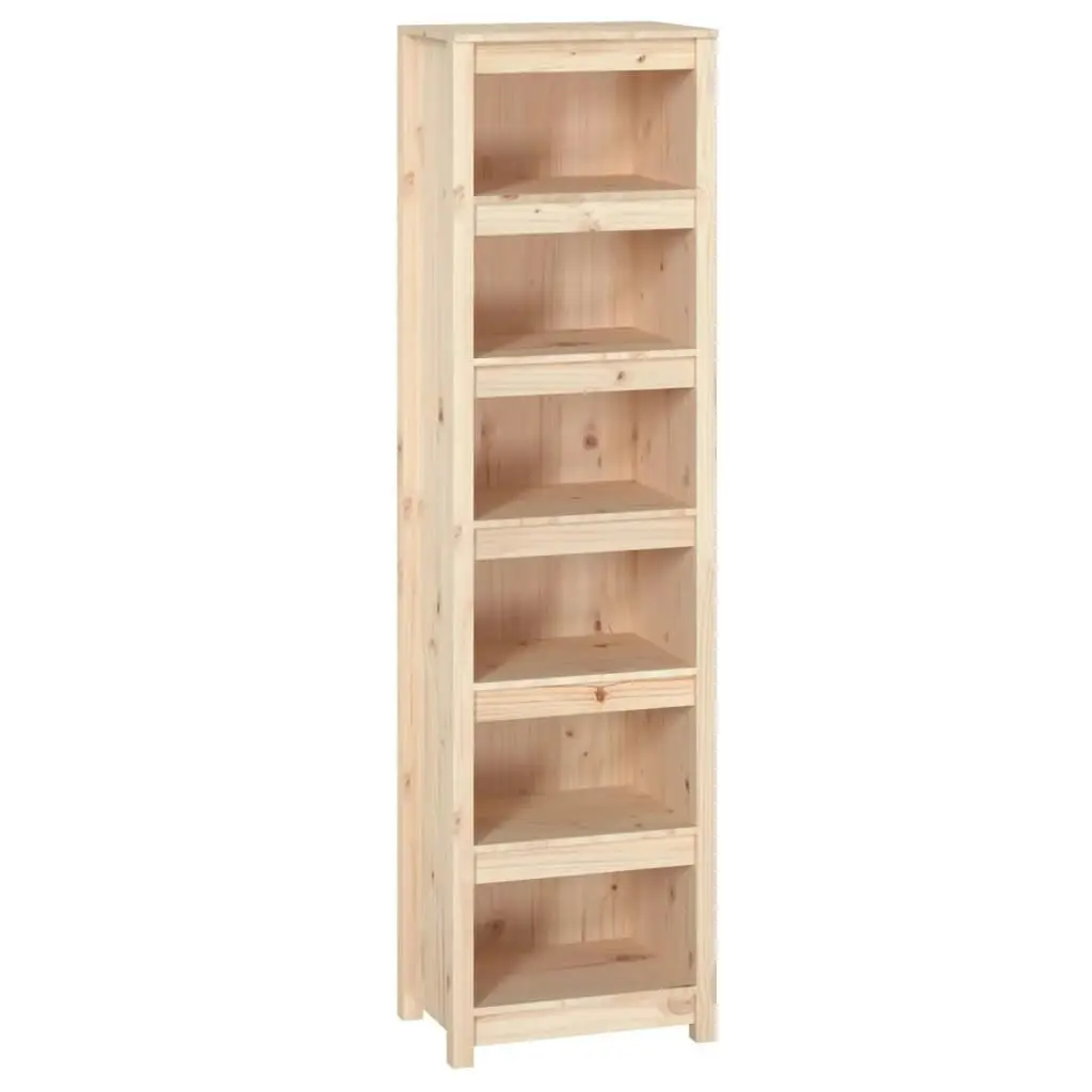 Book Cabinet 50x35x183 cm Solid Wood Pine 821719