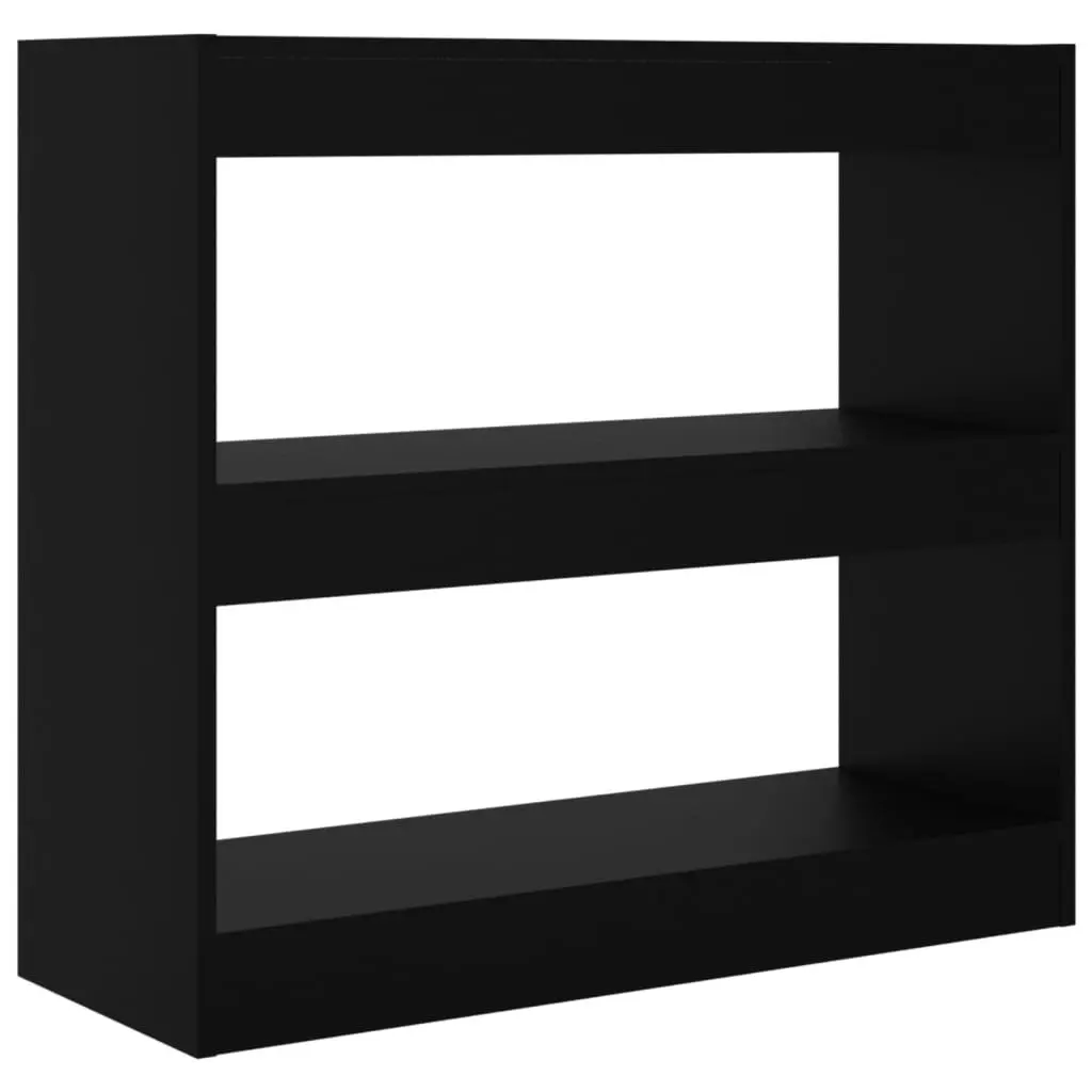 Book Cabinet/Room Divider Black 80x30x72 cm 811692