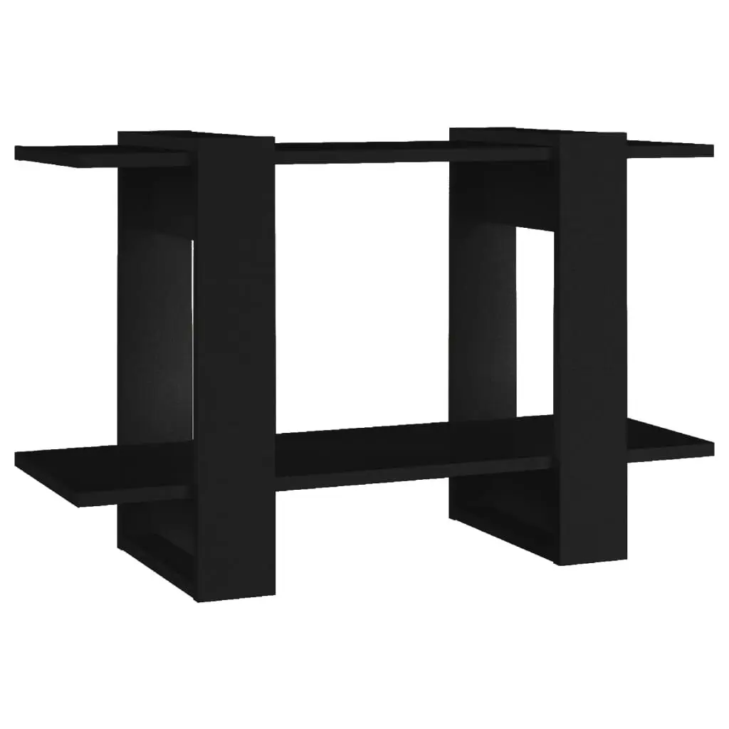 Book Cabinet/Room Divider Black 80x30x51 cm 811593