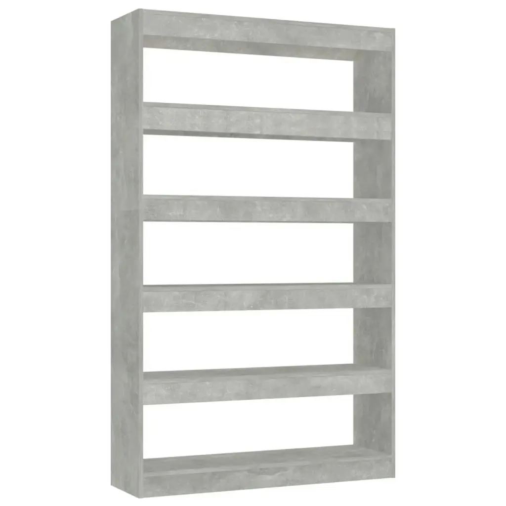 Book Cabinet/Room Divider Concrete Grey 100x30x166 cm 811767