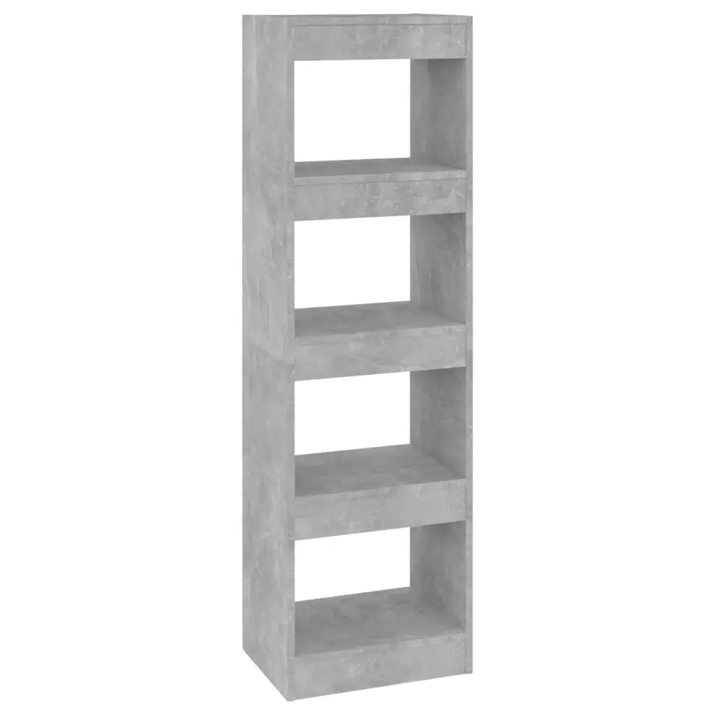 Book Cabinet/Room Divider Concrete Grey 40x30x135 cm 811623