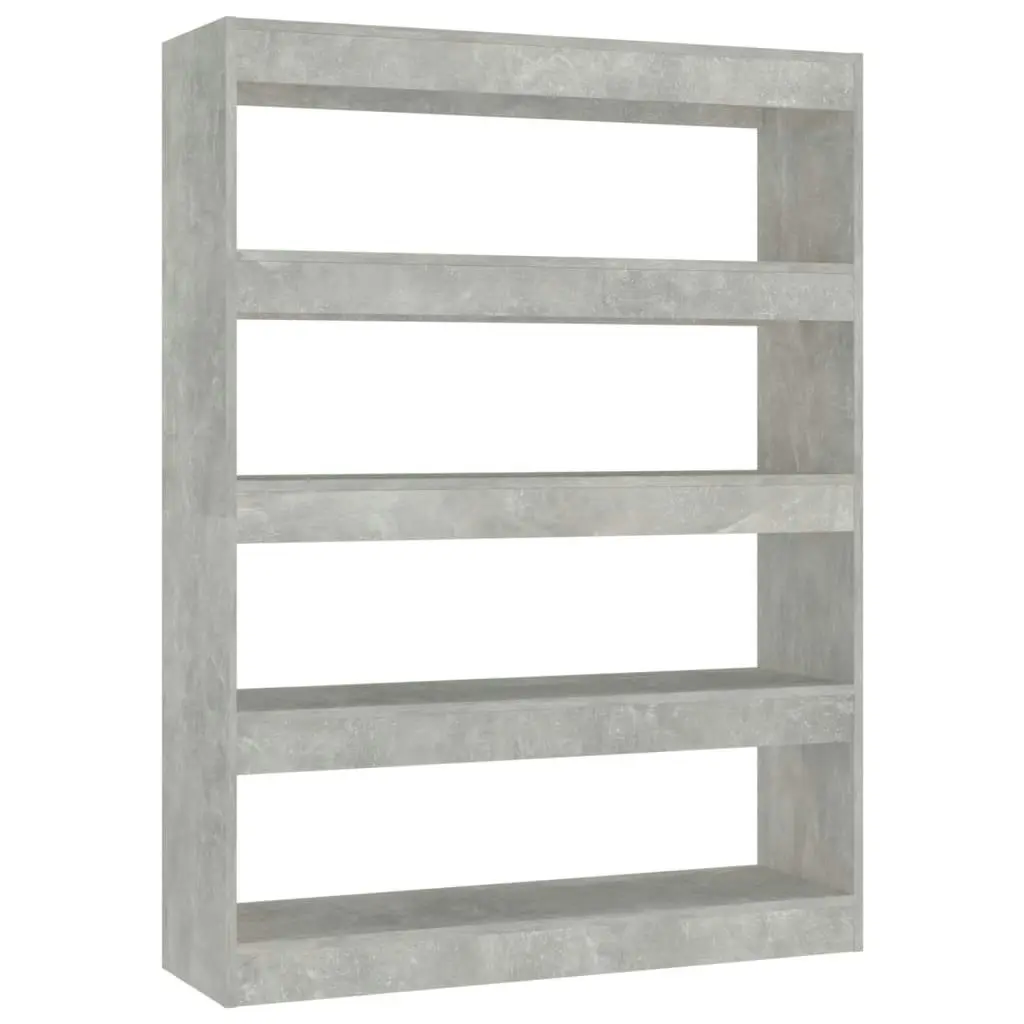 Book Cabinet/Room Divider Concrete Grey 100x30x135 cm 811758