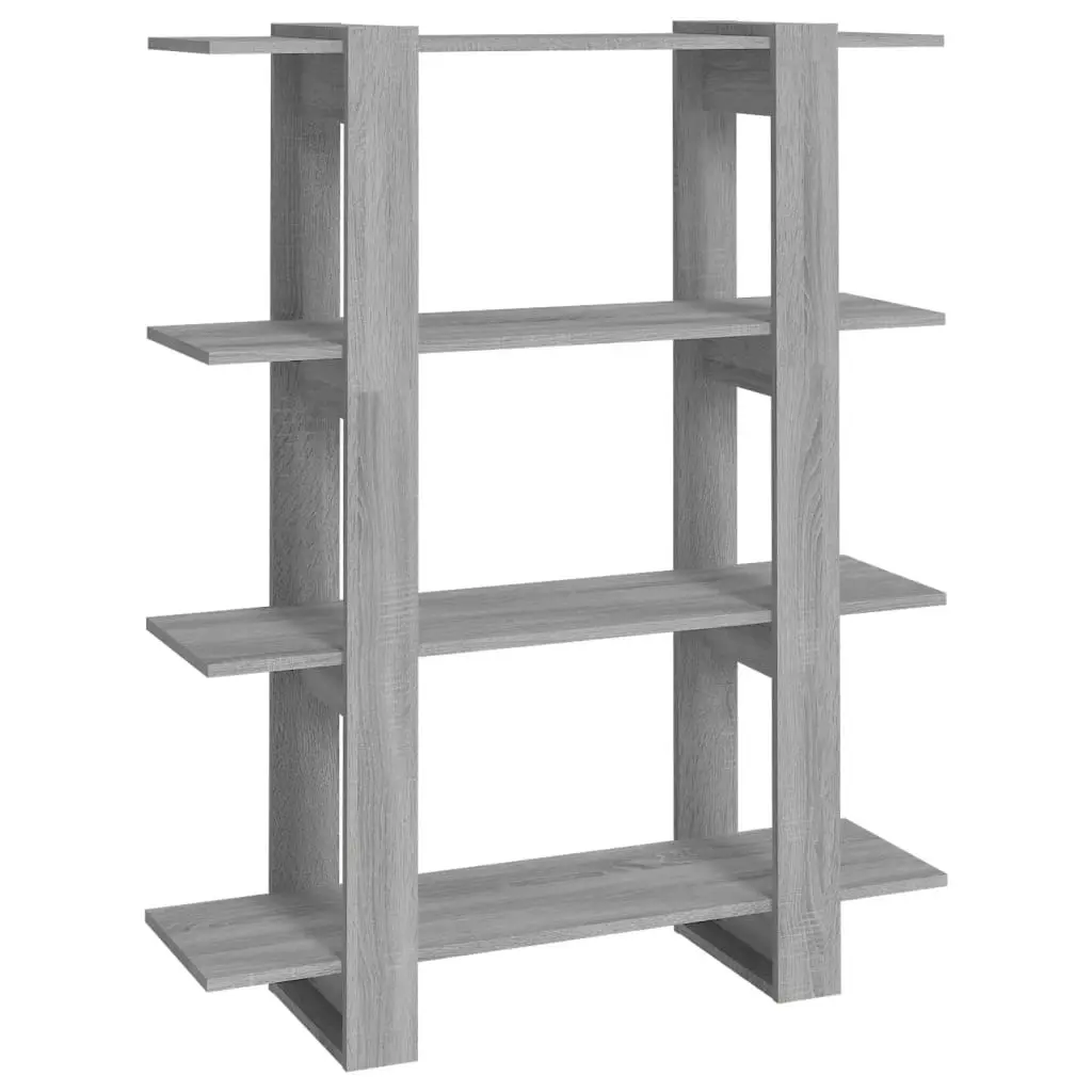 Book Cabinet/Room Divider Grey Sonoma 100x30x123.5 cm 813564