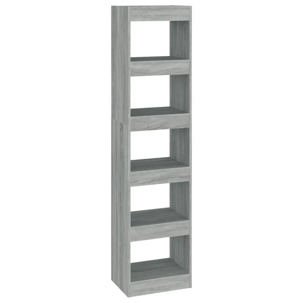 Book Cabinet/Room Divider Grey Sonoma 40x30x166 cm 813594