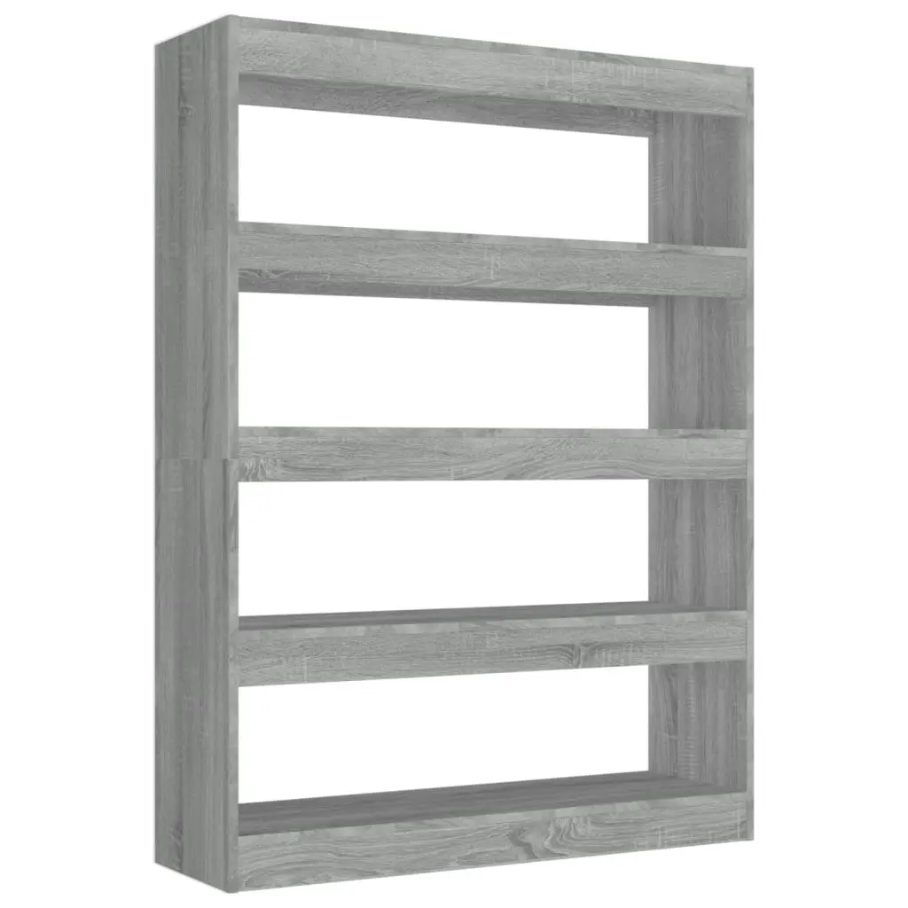 Book Cabinet/Room Divider Grey Sonoma 100x30x135 cm 813636