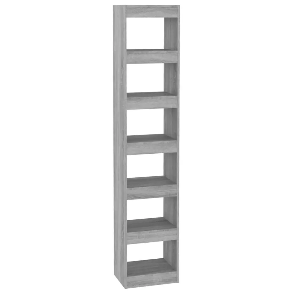 Book Cabinet/Room Divider Grey Sonoma 40x30x198 cm 813597