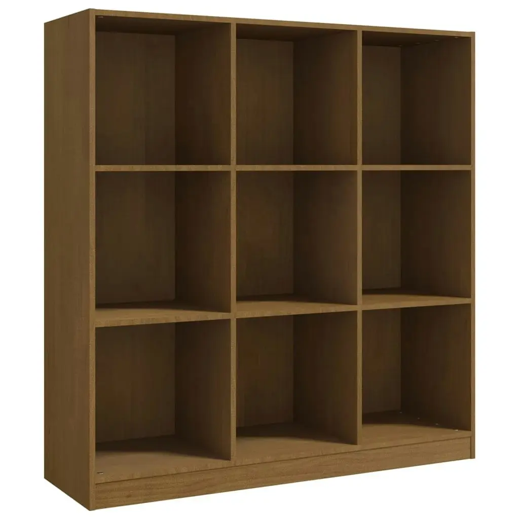 Book Cabinet/Room Divider Honey Brown 104x33.5x110 cm Pinewood 809975