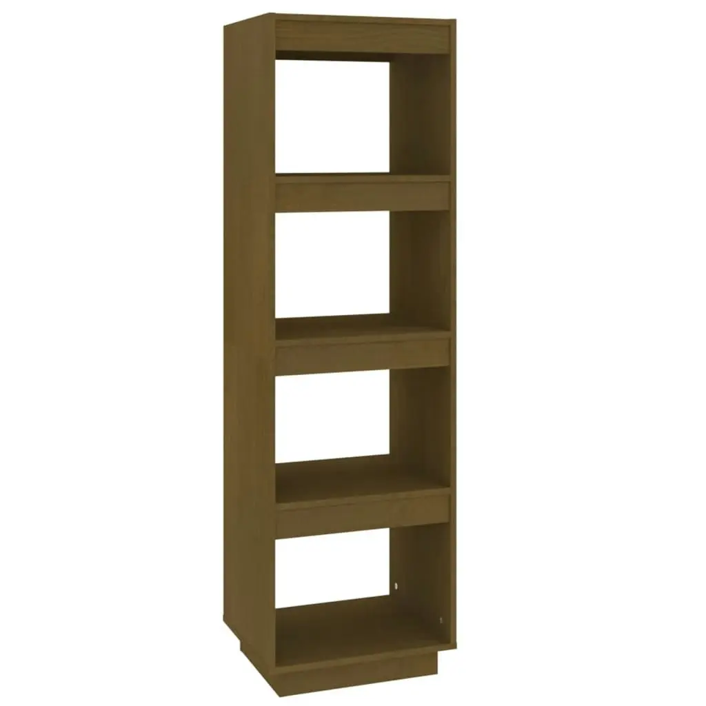 Book Cabinet/Room Divider Honey Brown 40x35x135 cm Solid Pinewood 810852