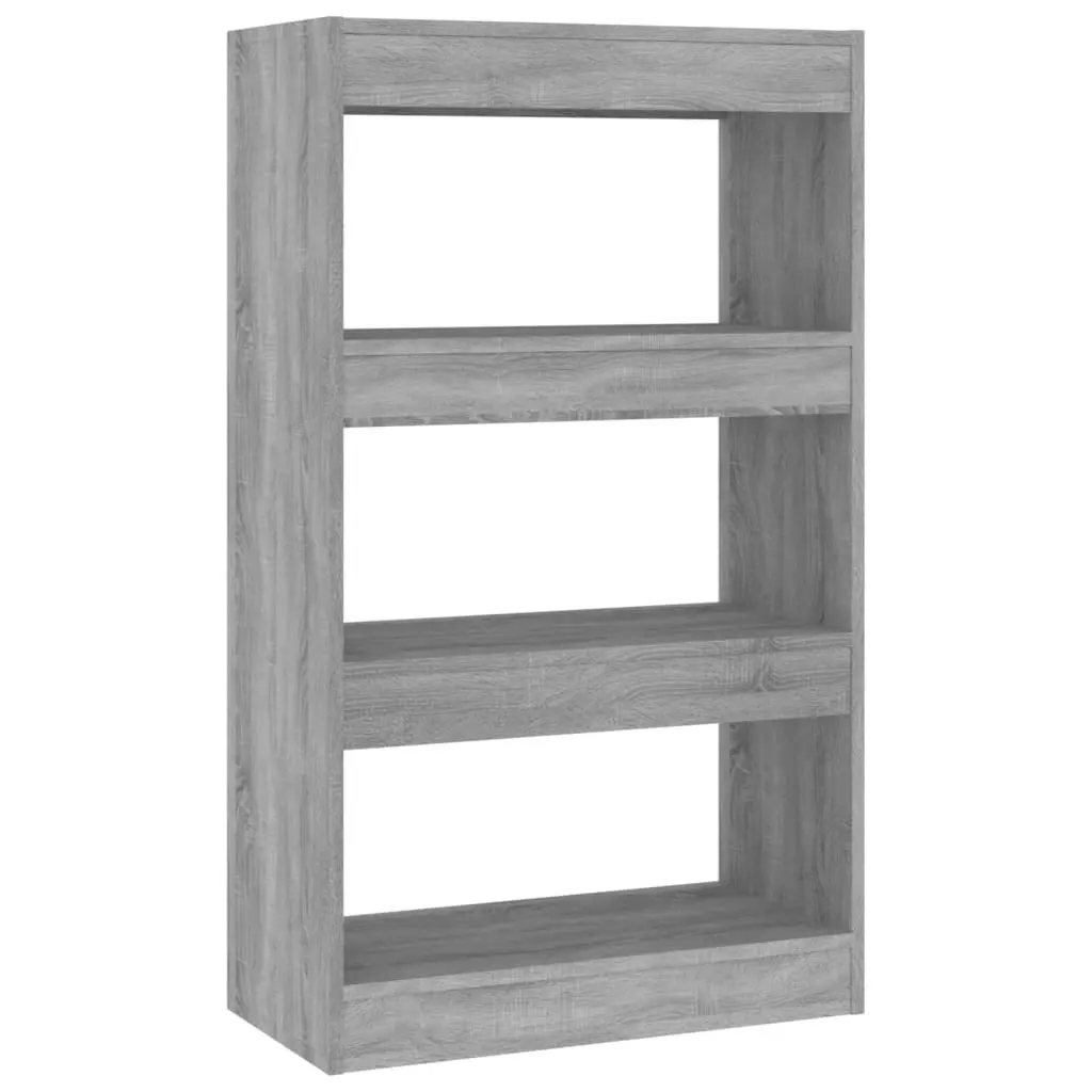 Book Cabinet/Room Divider Grey Sonoma 60x30x103 cm Engineered Wood 813603