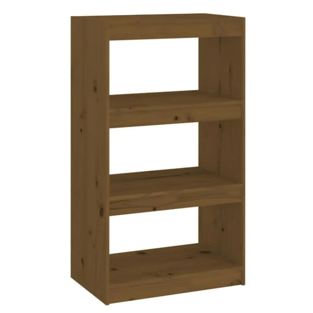 Book Cabinet/Room Divider Honey Brown 60x30x103.5 cm Wood Pine 808166