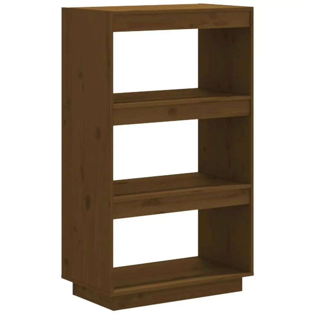 Book Cabinet/Room Divider Honey Brown 60x35x103 cm Solid Wood Pine 810867