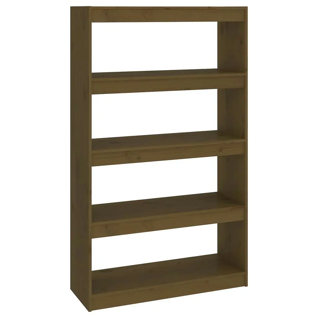 Book Cabinet/Room Divider Honey Brown 80x30x135.5 cm Wood Pine 808196