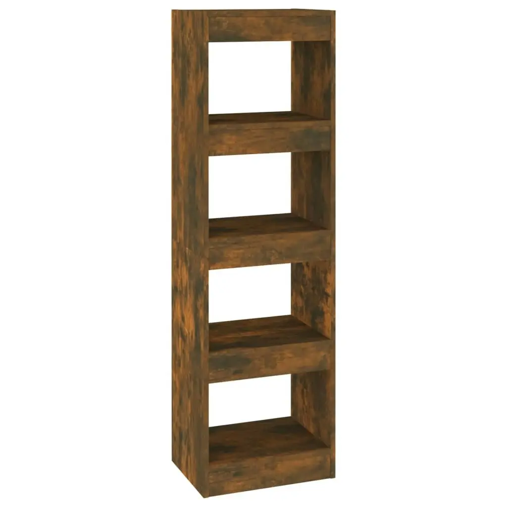 Book Cabinet/Room Divider Smoked Oak 40x30x135 cm 813590