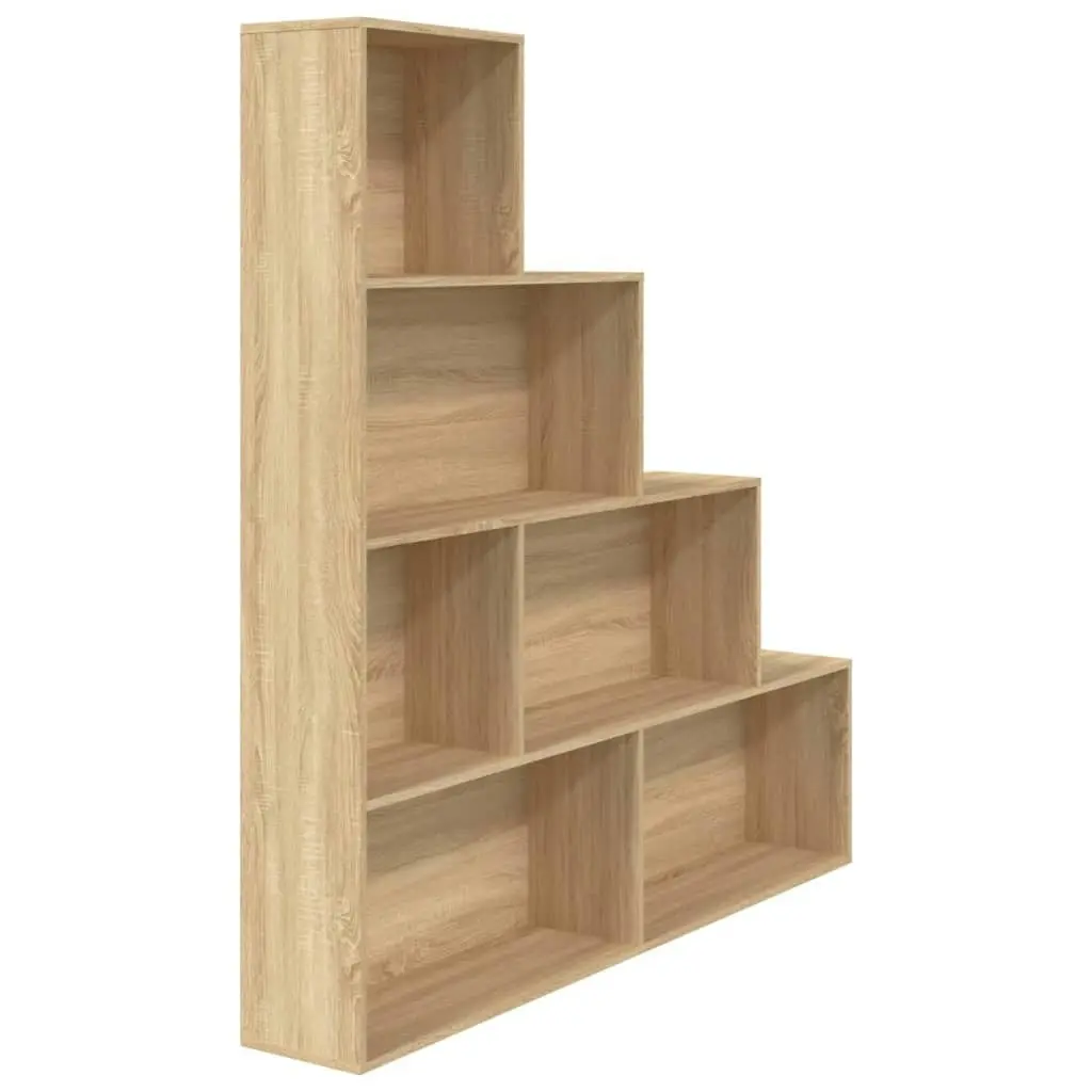 Book Cabinet/Room Divider Sonoma Oak 155x24x160 cm Engineered Wood 800660