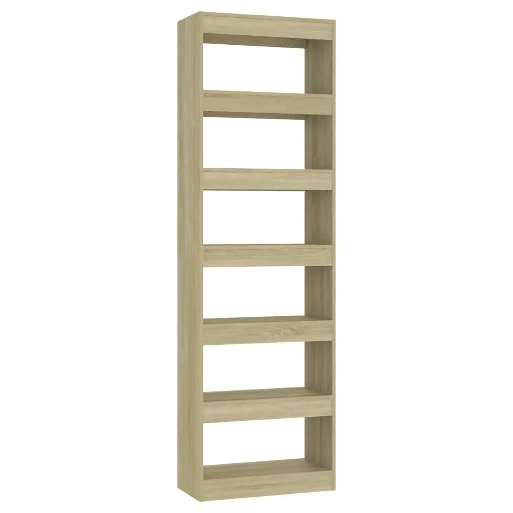 Book Cabinet/Room Divider Sonoma Oak 60x30x198 cm 811685