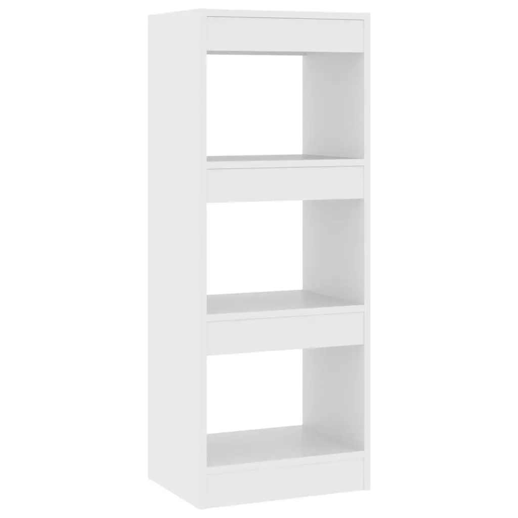 Book Cabinet/Room Divider White 40x30x103 cm Engineered Wood 811610