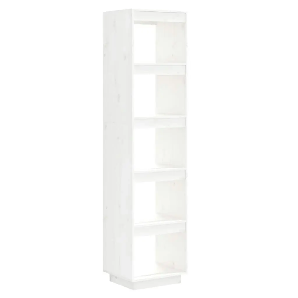 Book Cabinet/Room Divider White 40x35x167 cm Solid Wood Pine 810855