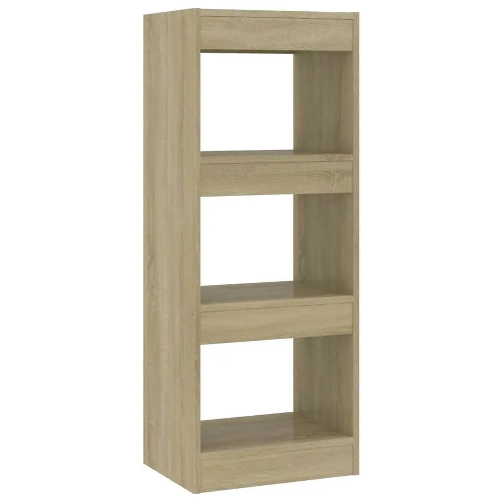 Book Cabinet/Room Divider Sonoma Oak 40x30x103 cm Engineered Wood 811613