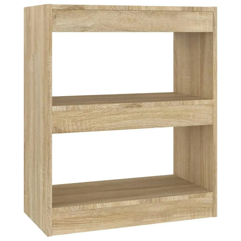 Book Cabinet/Room Divider Sonoma Oak 60x30x72 cm 811649