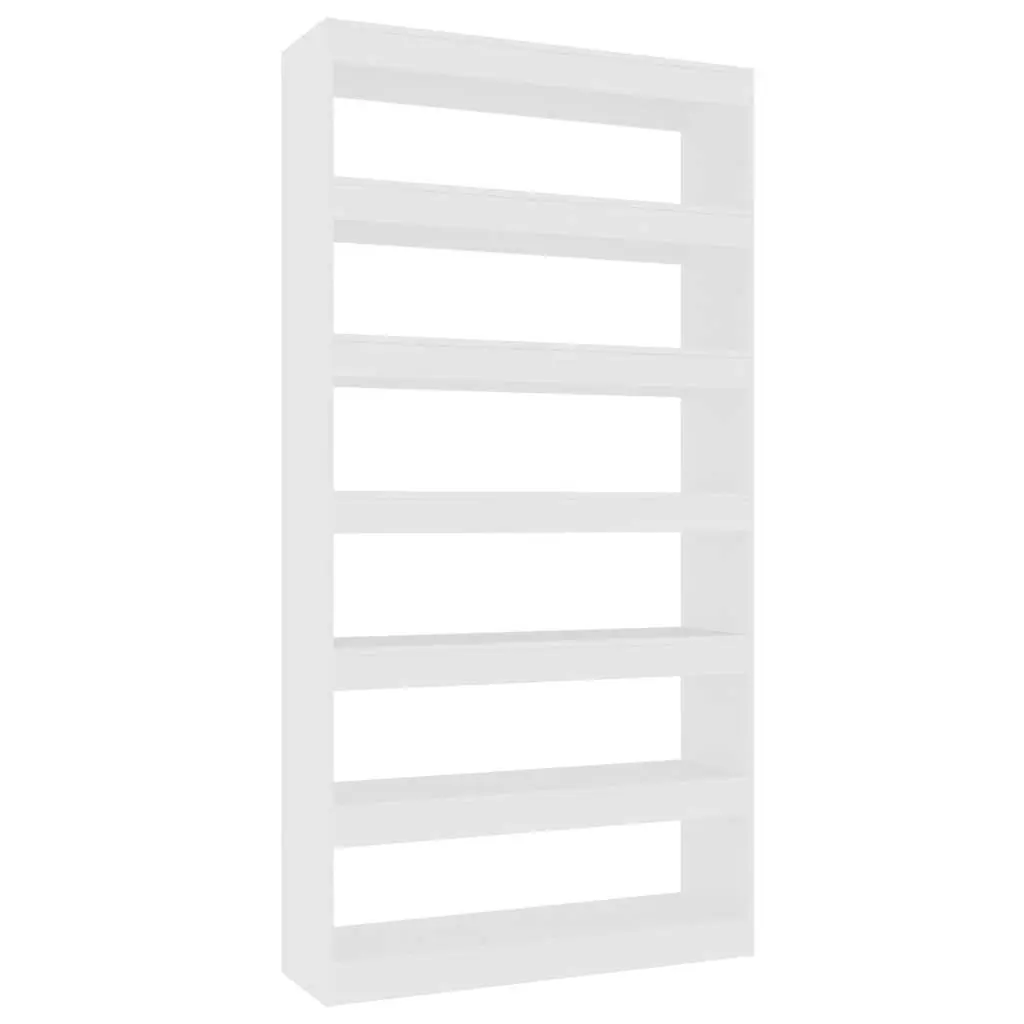 Book Cabinet/Room Divider White 100x30x198 cm Engineered wood 811772