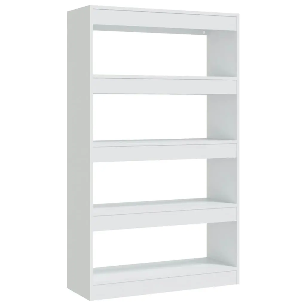 Book Cabinet/Room Divider White 80x30x135 cm Engineered Wood 811709